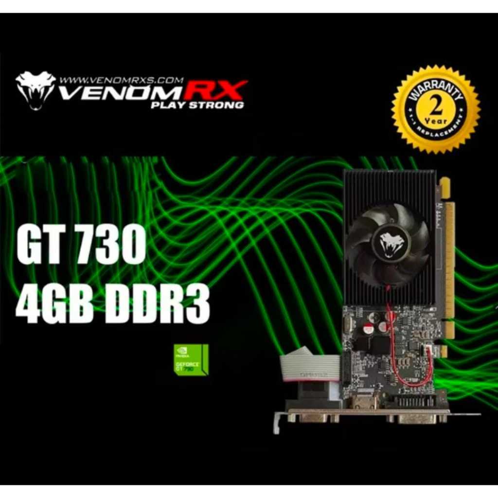 Venom RX VGA Card Nvidia GT730 4GB 128Bit