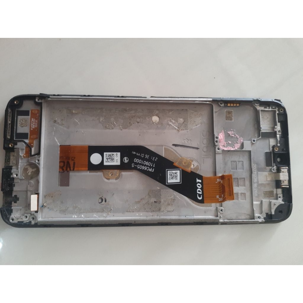 Lcd Tc Hp Itel Vision 3 S661L Minus Lcd Sedaw Tc retak lcd masih normal