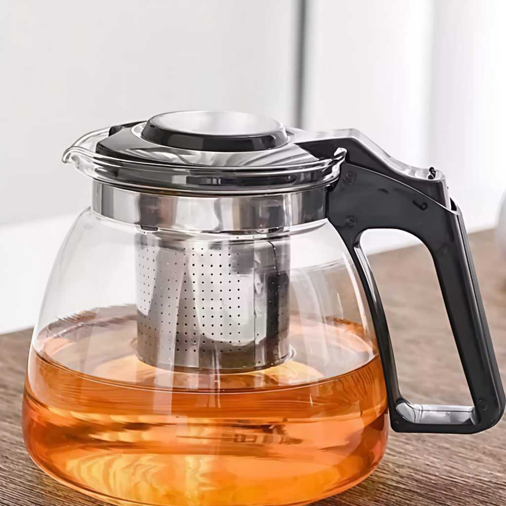 Tea Pot Tea Infuser Water Teko Kaca Teko Teh Mini Tea Cup Kaca 900 ML TEKO KACA 900ML Teapot Teko Te