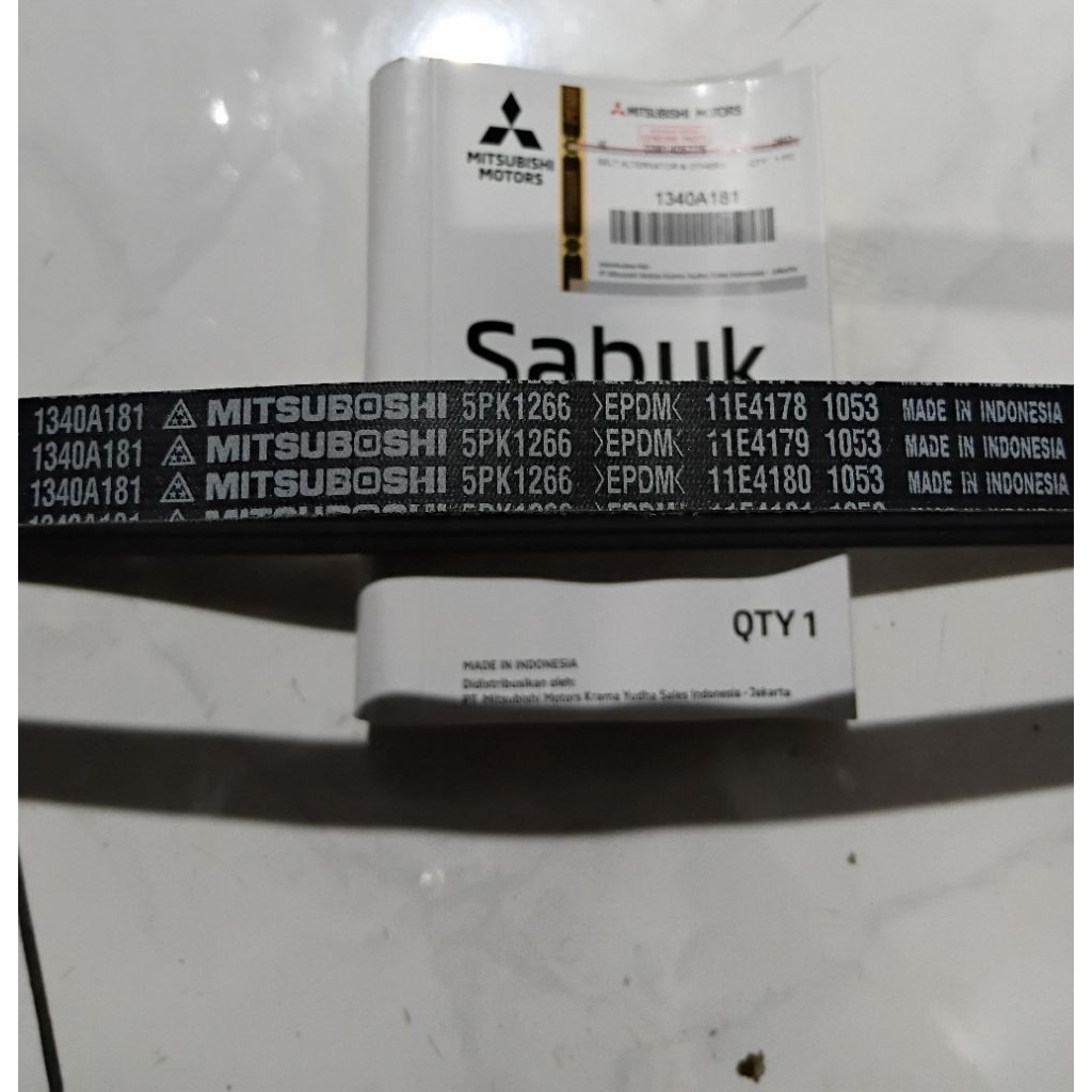 Fan belt xpander/Belt xpander/5pk1266/1340A181 Asli mitsubishi
