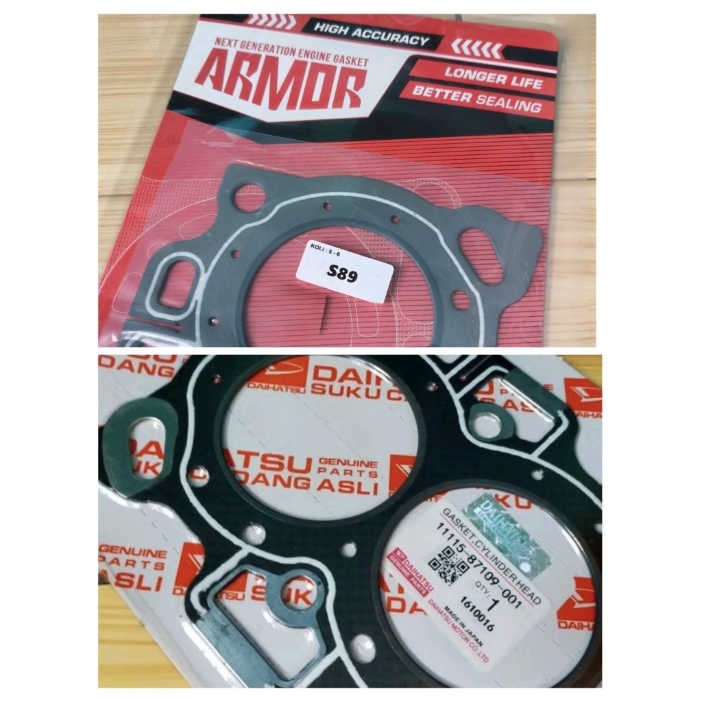 Packing gssket cylinder head perpak head Zebra 1.3 espass 1.3 classy