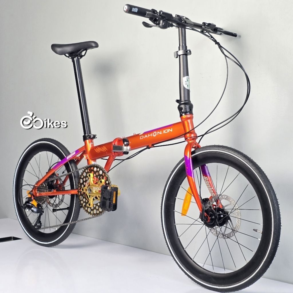 Sepeda Lipat Dahon ION Sanjose Chromoly 20+ Fullbike 11KG Rakitan JC Bikes SPEK GAHAR
