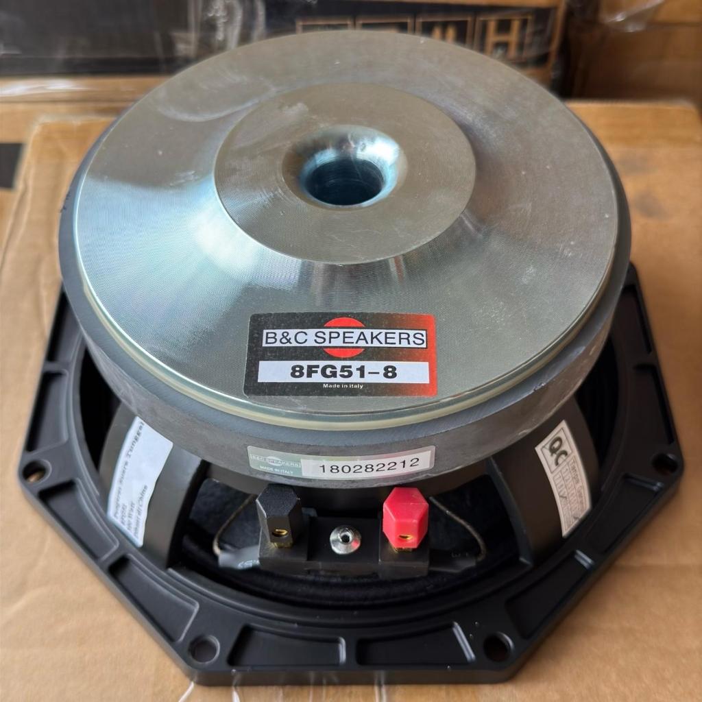 B&C 8FG51 BNC 8FG51 Speaker Komponen Mid 8 Inch