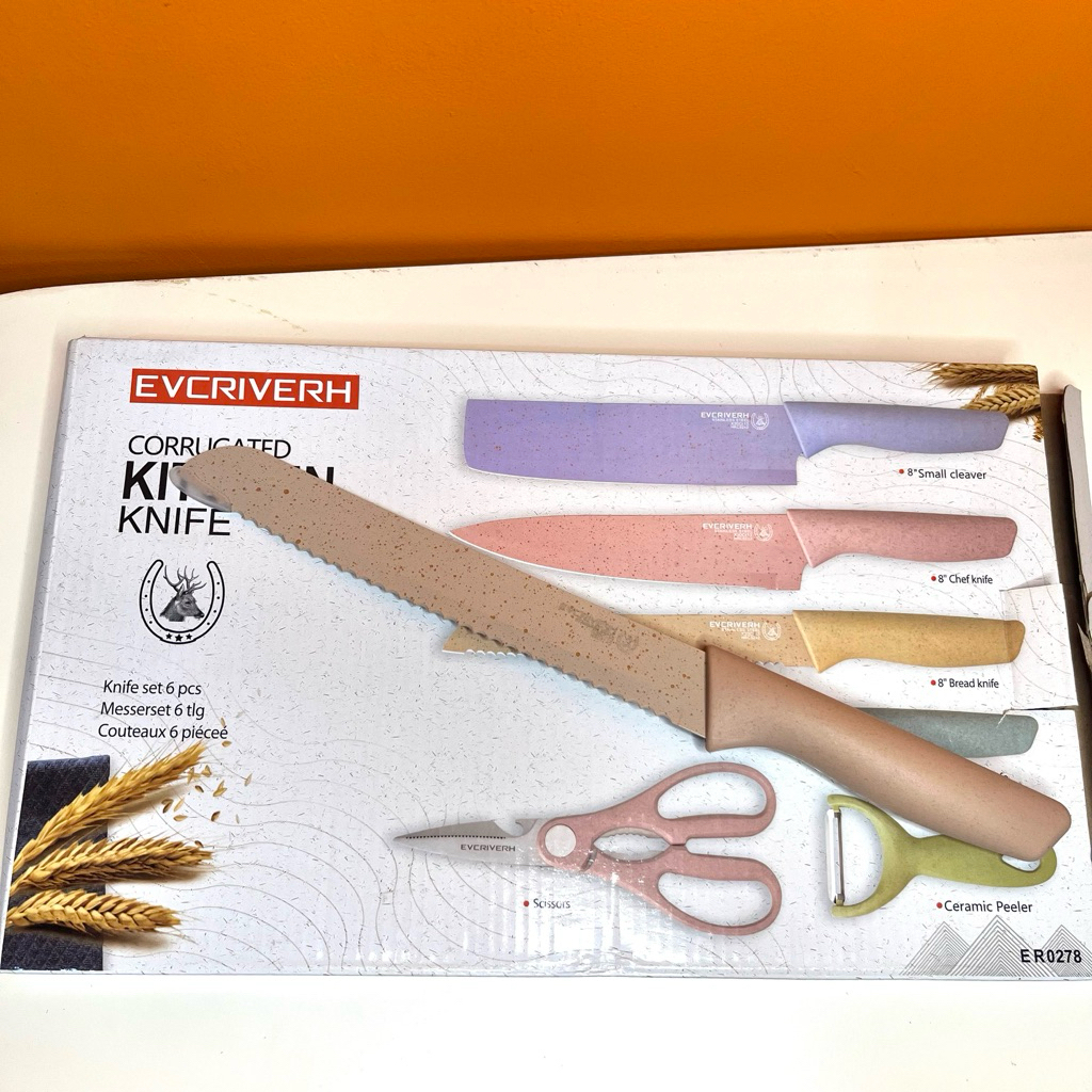 [New] Pisau Roti / Bread Knife | Evcriverh Corrugated Kitchen Knife ORI