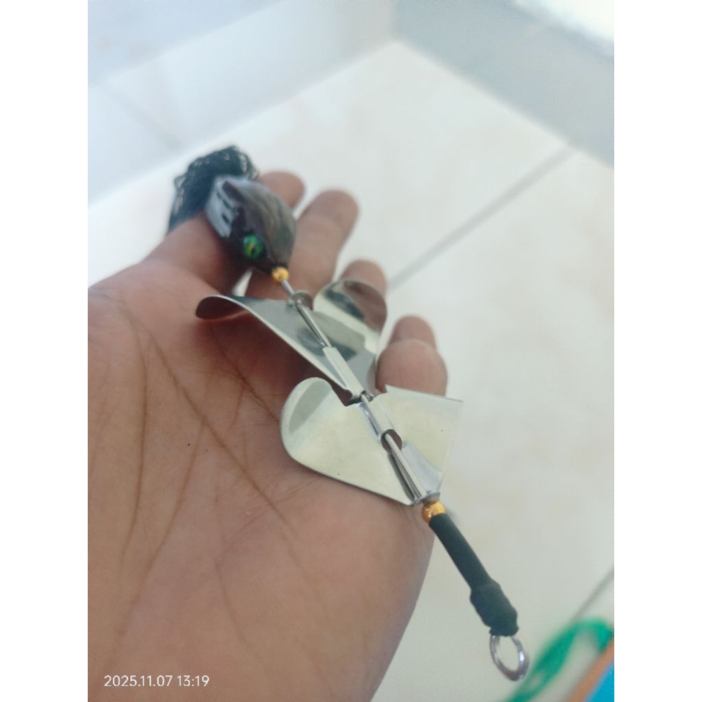 slaterbait/buzzbait double hook ruyung motip