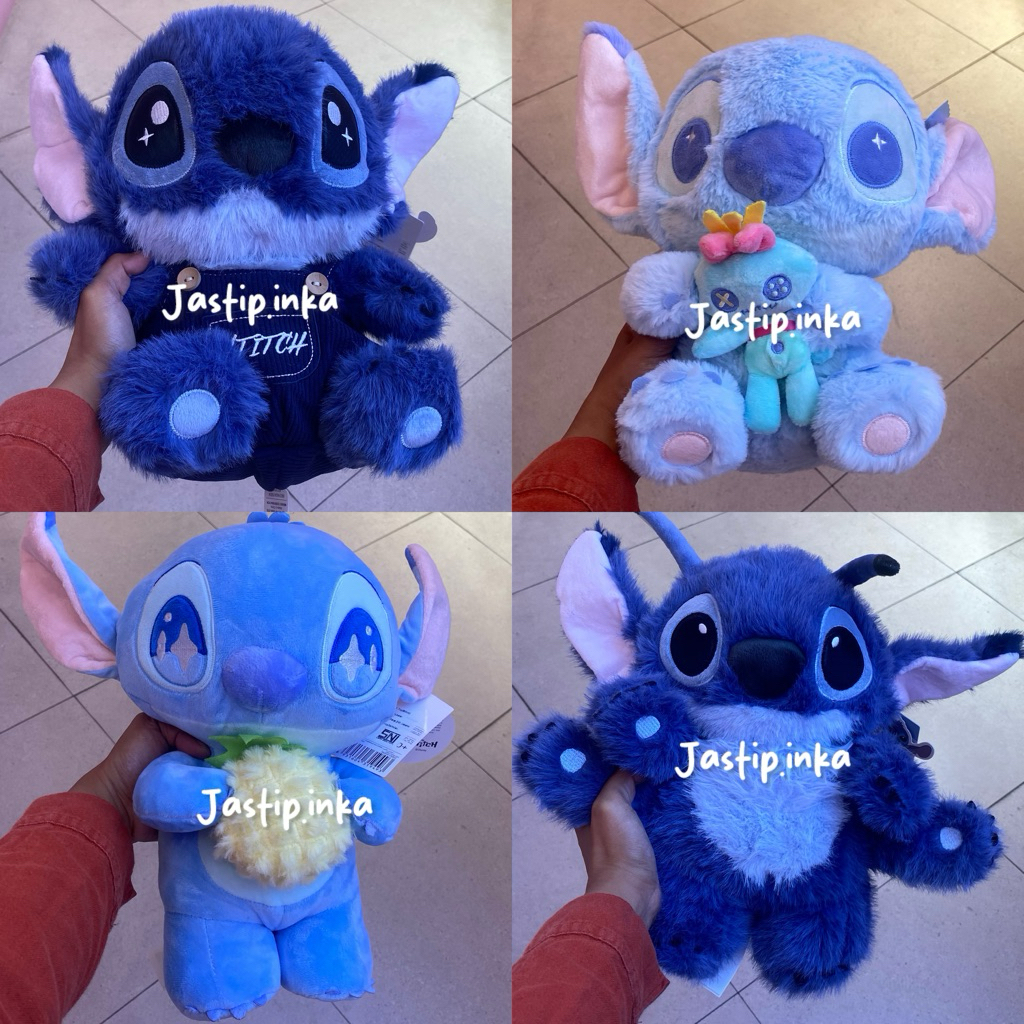 Miniso x Stitch - Boneka stitch scrump, stitch hoodie, stitch pineapple, stitch bone