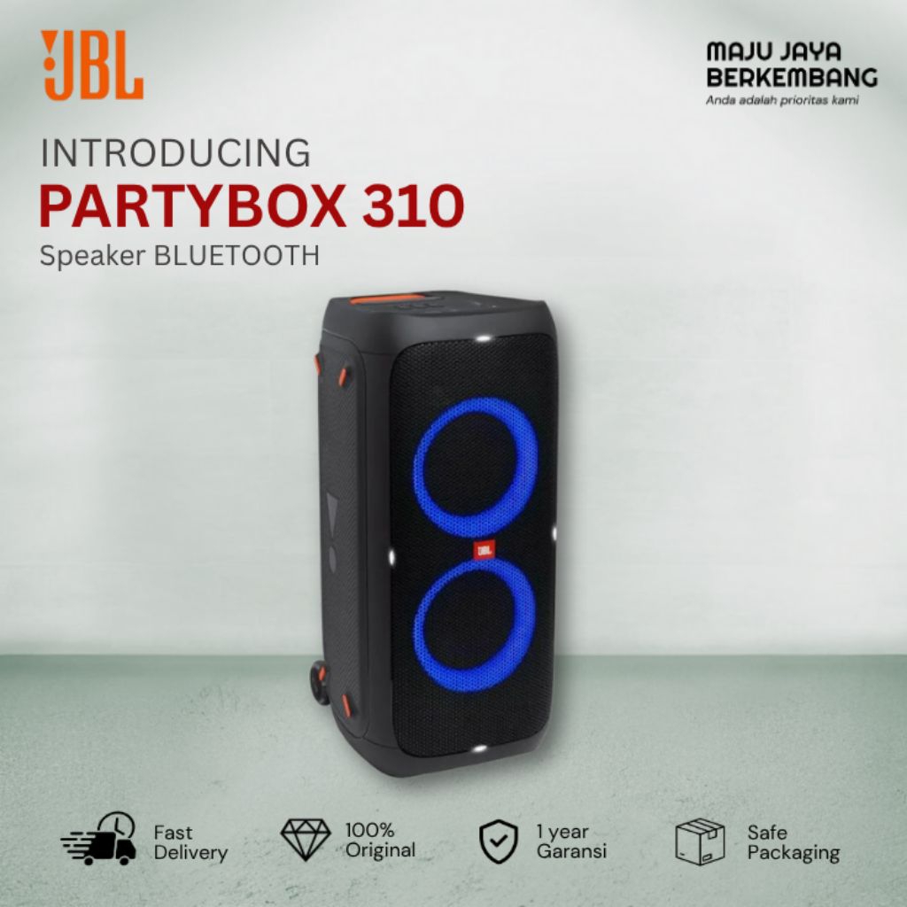 JBL PARTYBOX 310 BLUETOOTH SPEAKER KARAOKE IMS WARANTY
