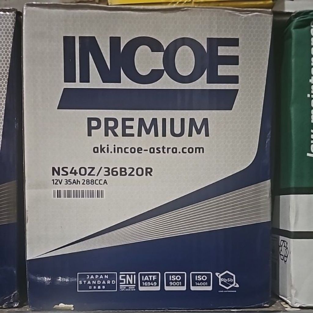 aki incoe premium ns40z 35AH