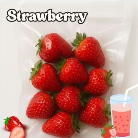 Stroberi Beku / Strawberry Frozen / Stroberi Frozen Import IQF 1 Kg