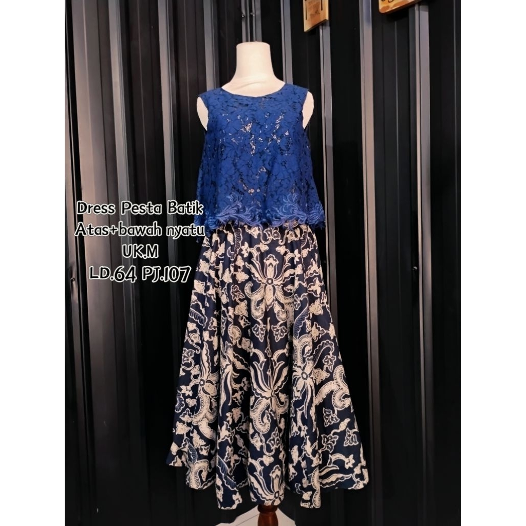 Dress Biru Dongker