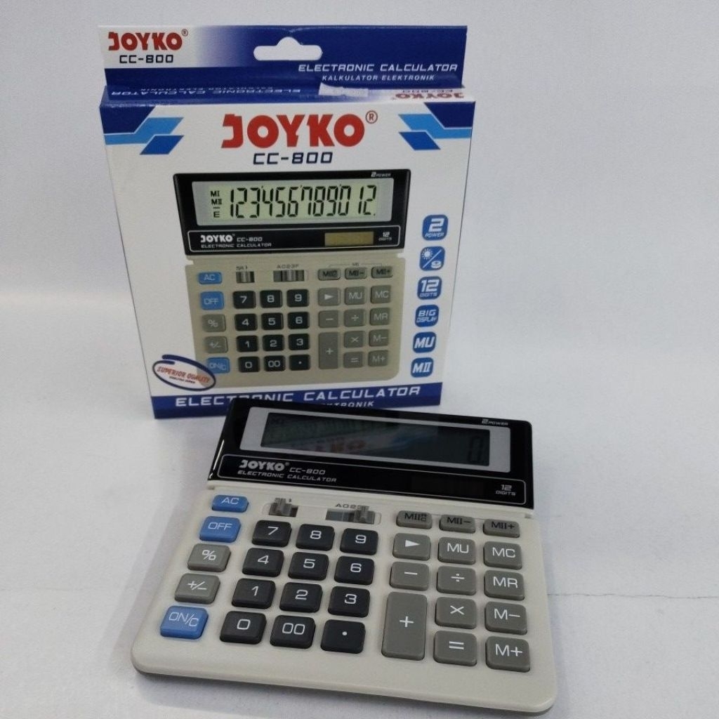 CALCULATOR JOYKO CC-800||joyko kalkulator cc-800//Elektronik calculator