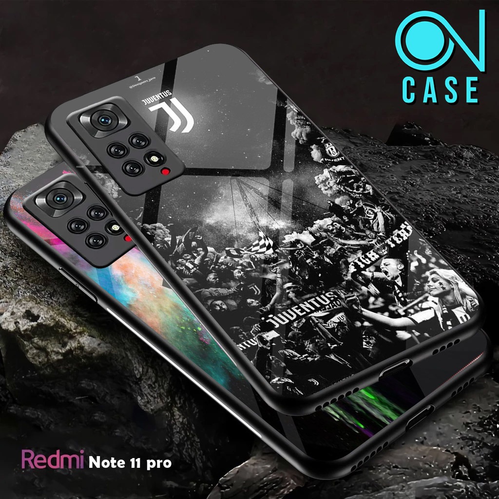 mister case - Case Xiaomi Redmi Note 11 Pro - Casing Xiaomi Redmi Note 11 Pro - ( Club bola juventus