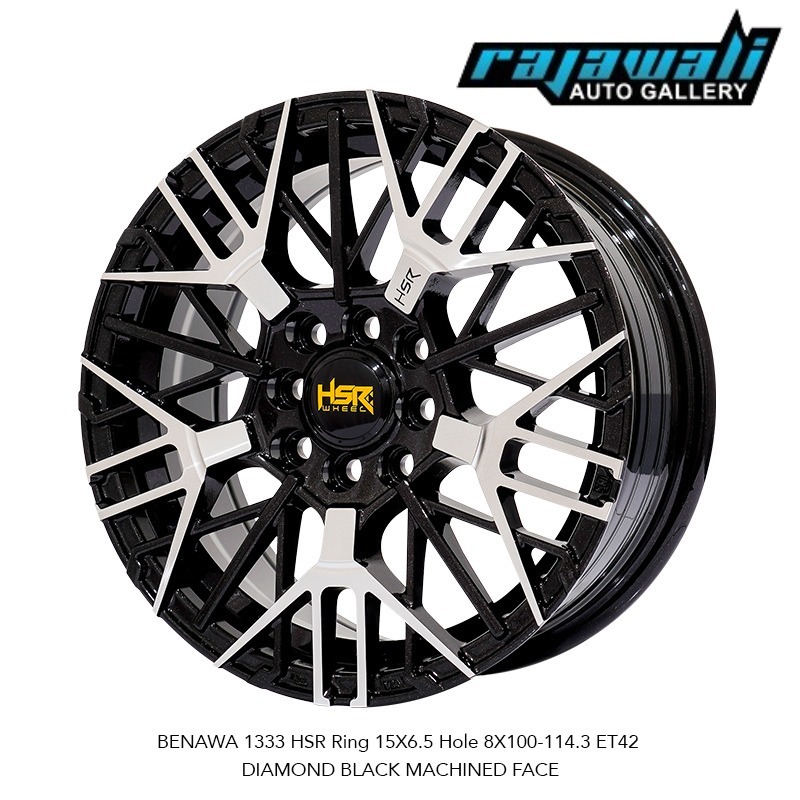 VELG MODEL BENAWA RING 15 LEBAR 6,5 VELG MOBIL AVANZA XENIA SIRION JAZZ DLL