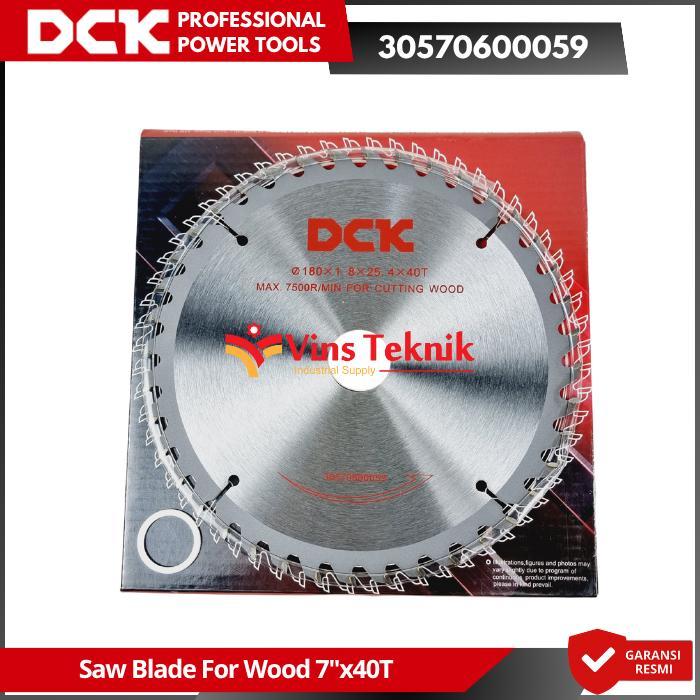 DCK saw blade mata gergaji kayu circular saw 7inch 40T