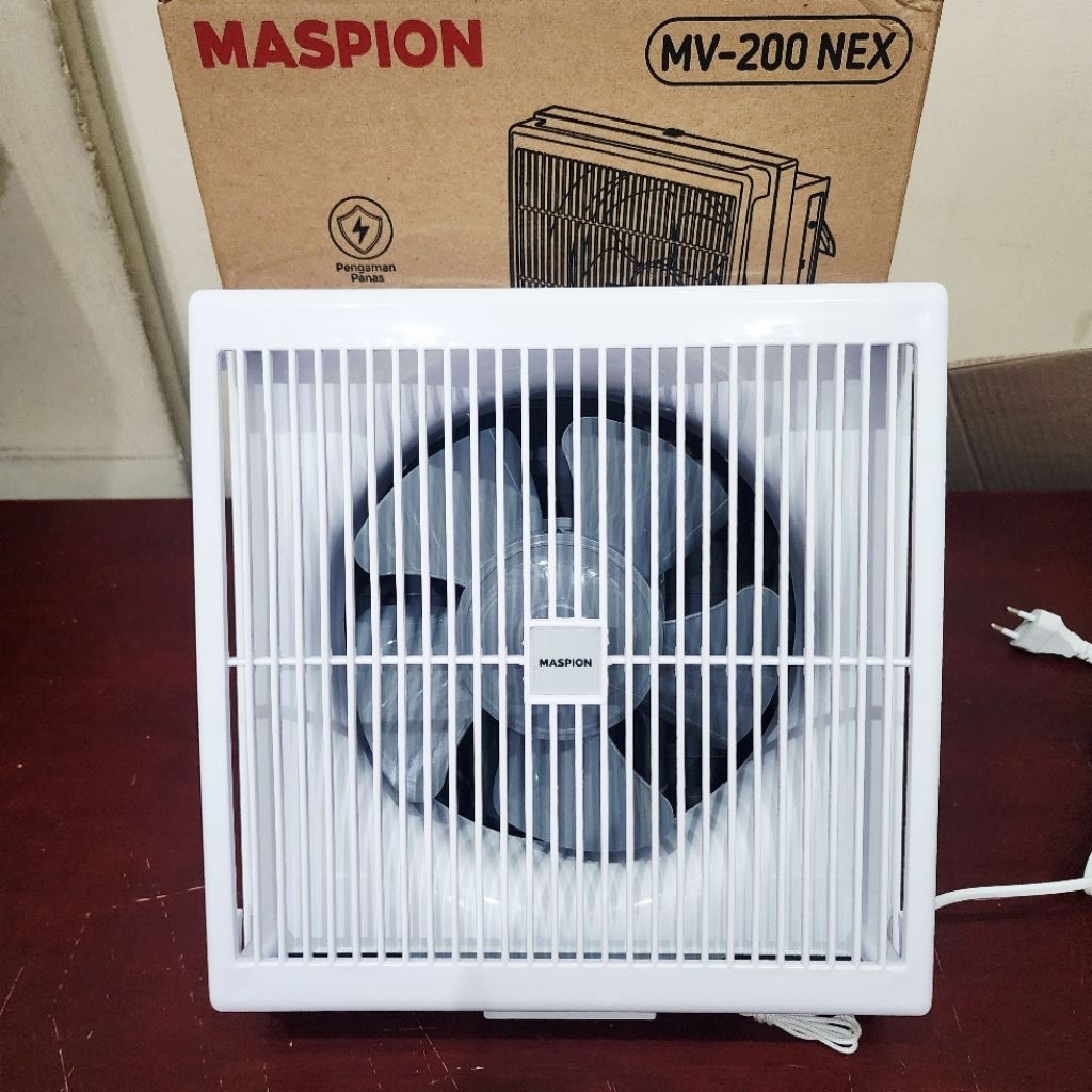 Maspion Exhaust Fan 8 Inch MV 200 NEX / Maspion MV 200 NEX / Exhaust Fan Dinding / Blower Dinding / 