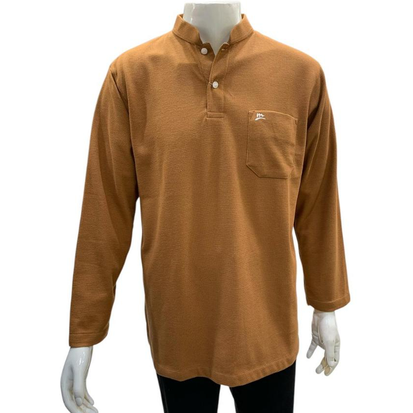 Kaos Sanghai Brown Modasport Pria Dewasa - RITA