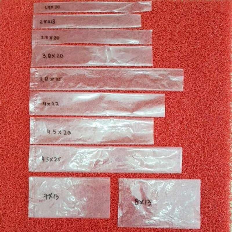 Plastik PE Kecil | Es Lilin, Es Mambo, Ikan, Saos, Kacang, dll (Per Pack @500gr)