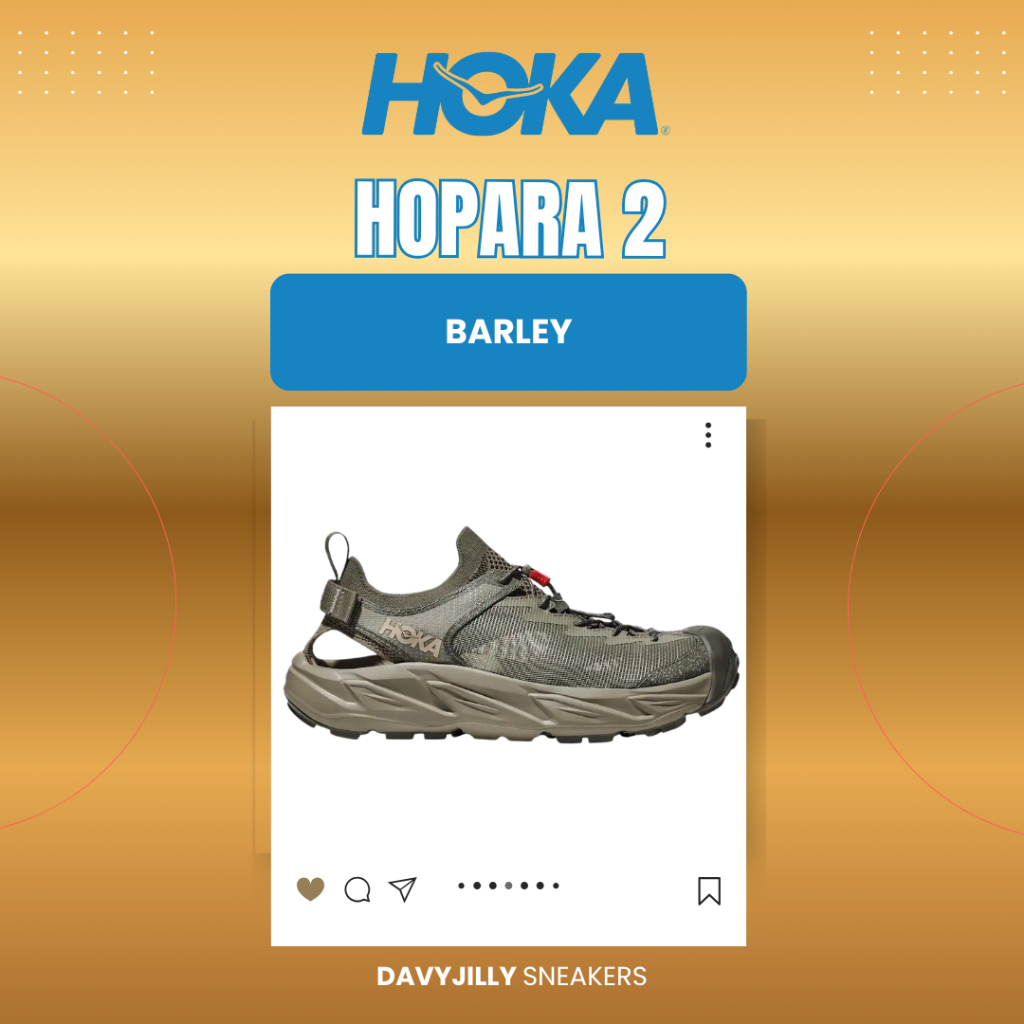 SEPATU SANDAL HOKA HOPARA 2 BARLEY SNEAKERS TRAIL