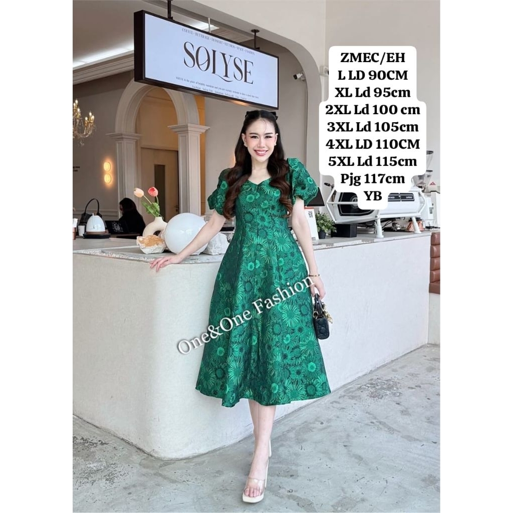 Dress One-One ala Zimmerman Premium Import ORI Bangkok Dress Pesta Dress Kondangan Dress Natal