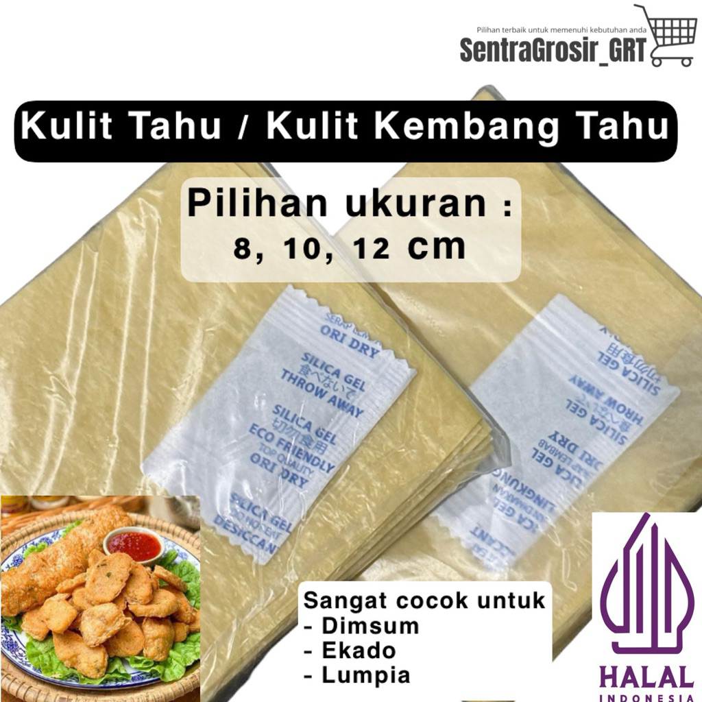 Kulit Tahu | Kulit Kembang Tahu | Kulit Tahu Dimsum Ekado Lumpia