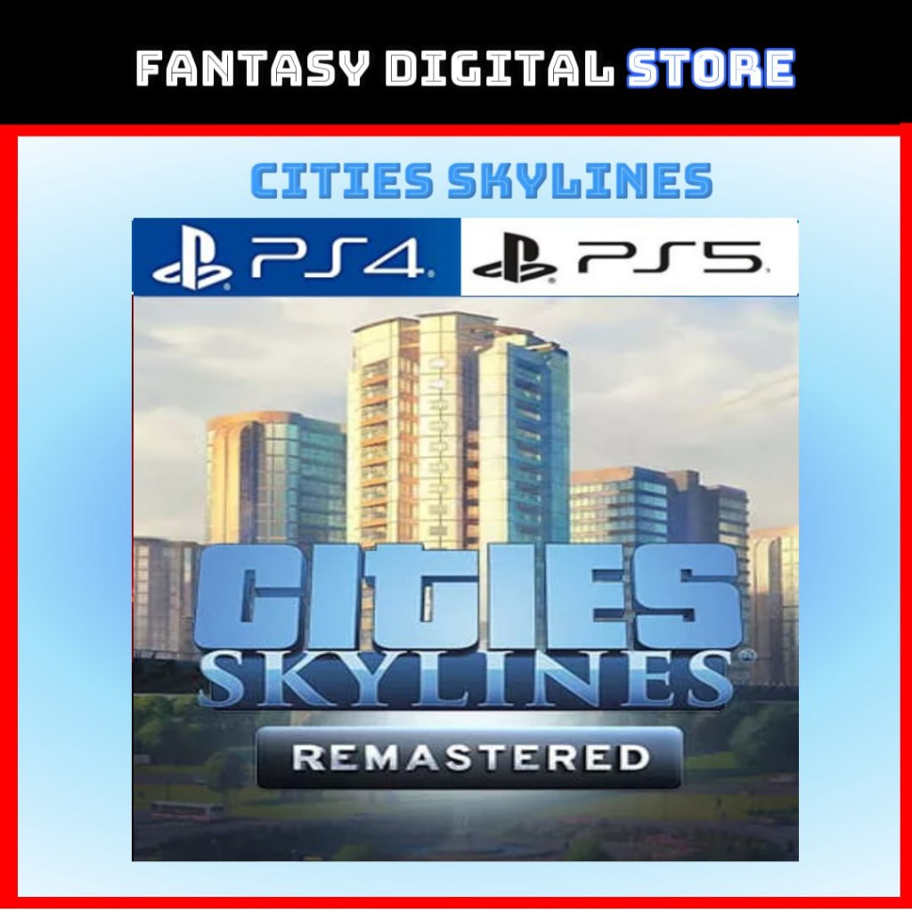 Cities: Skylines Remastered PS4 PS5 Digital