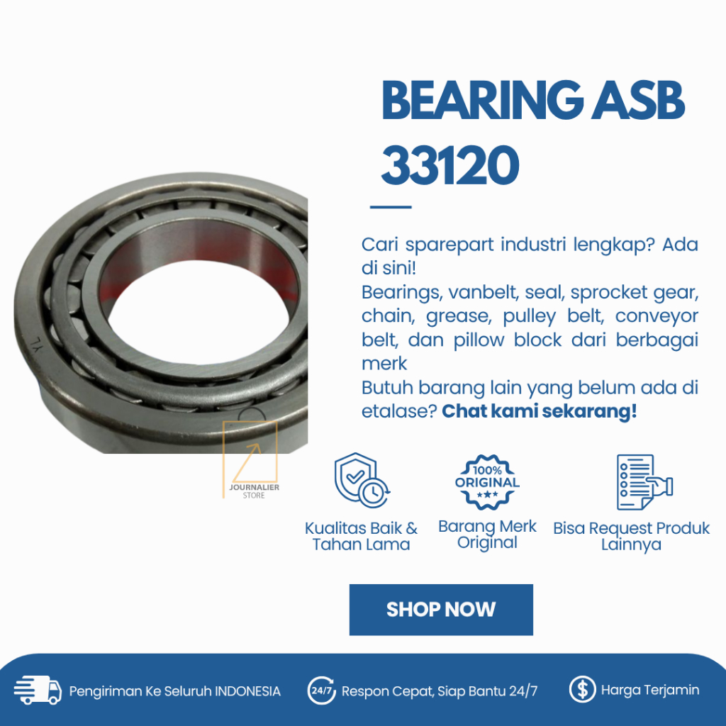 33120 Bearing Taper Set ASB Tapered Bearings Laher Laker ASLI Original