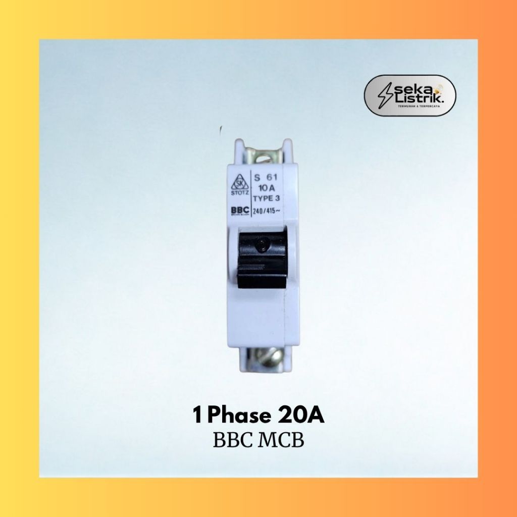 BBC MCB 1 Phase 20 A