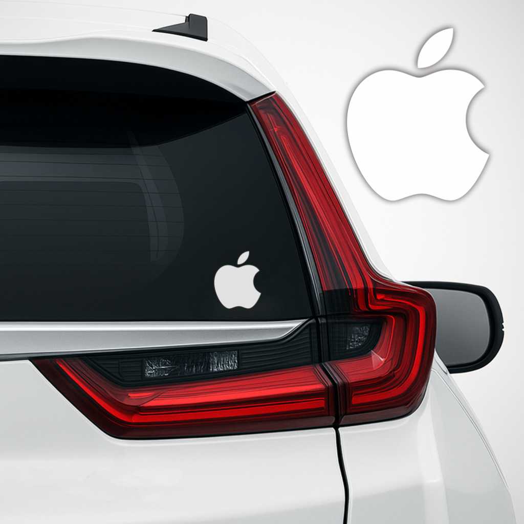 Stiker Premium Logo Apple Sticker Apple Standard Laptop Notebook Mobil