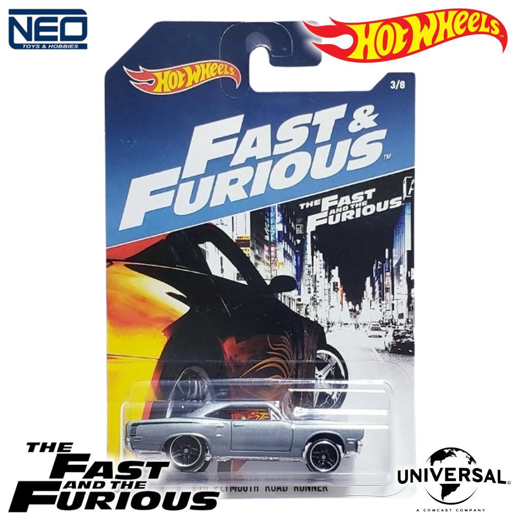 Hot Wheels Fast & Furious "70 Plymouth Road Runner" The Fast And The Furious 2016