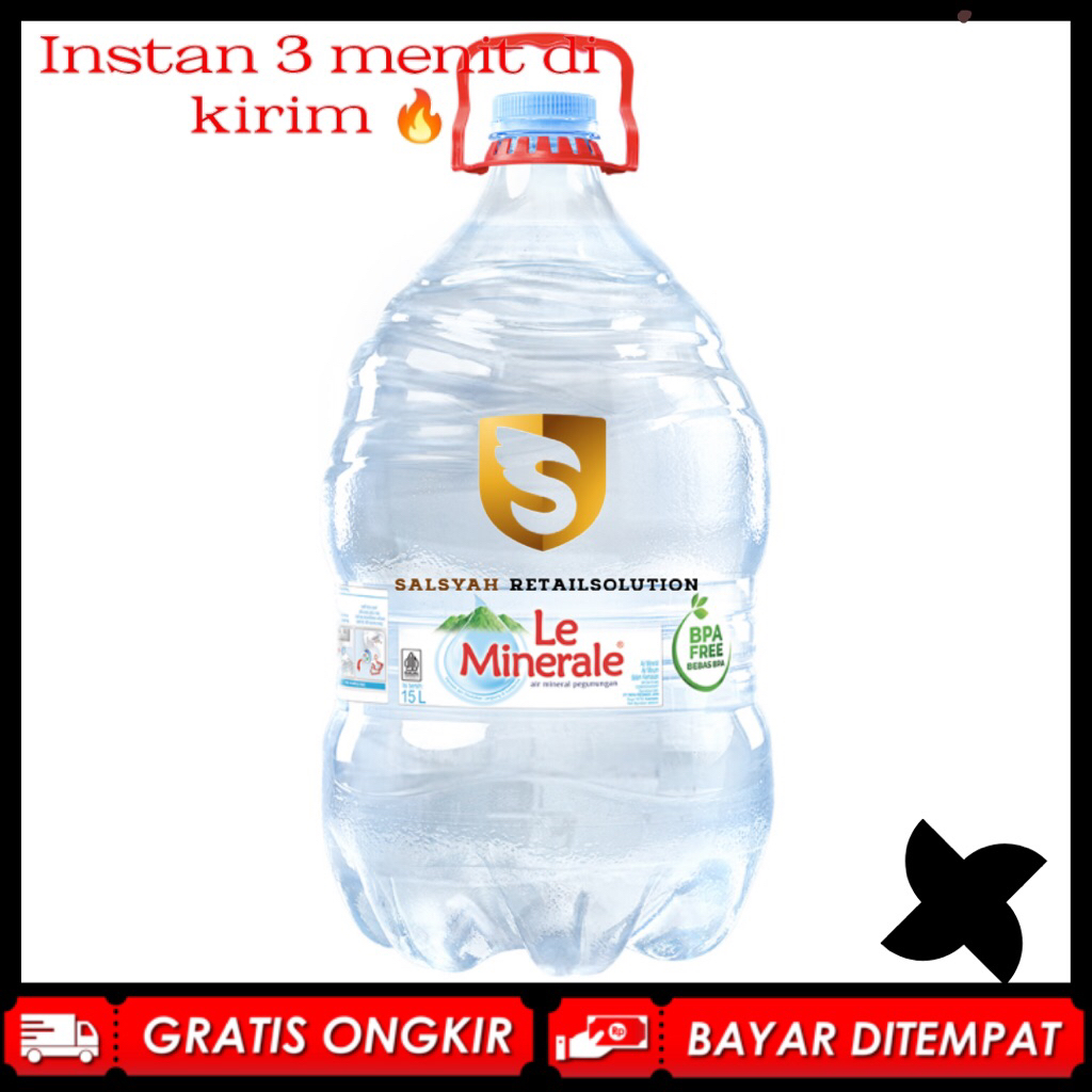 Le Minerale Air Galon 15 Liter