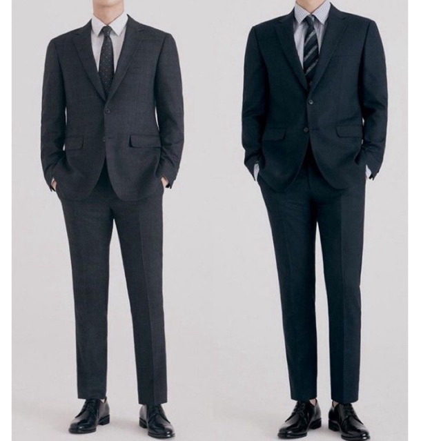 Satu set Jas pria- Jas Resmi- Jas formal warna Abu Tua