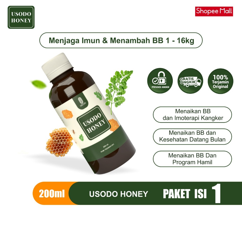Madu Penggemuk Obat Penggemuk Badan Ampuh penambah nafsu makan anak dewasa 200ml