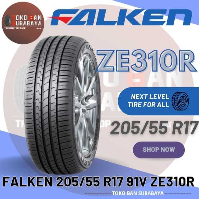Ban FALKEN 205/55R17 ZE310R 205/55/17 205/55-17 20555R17 205/55 20555 R17 R 17 ZE 310R 310 R