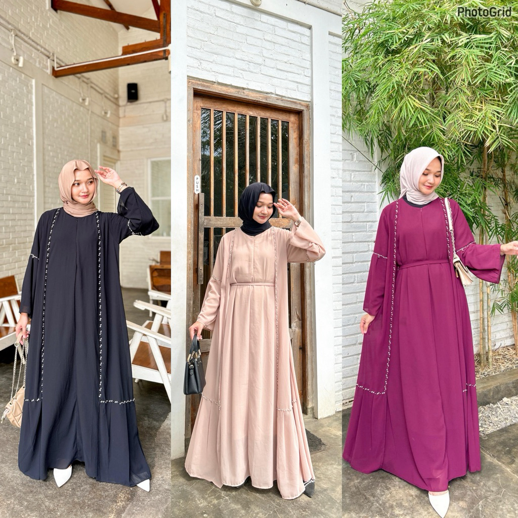 ALANA ABAYA ABAYA SIMPLE GAMIS POLOS PAYET DRESS LEBARAN GAMIS ABAYA KONDANGAN LEBARAN 2026 GAMIS AB