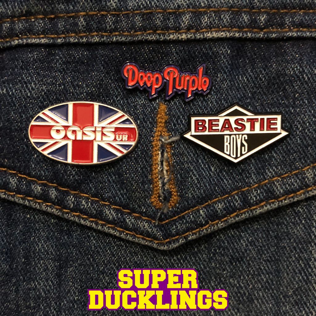 Rock Band Enamel Pin