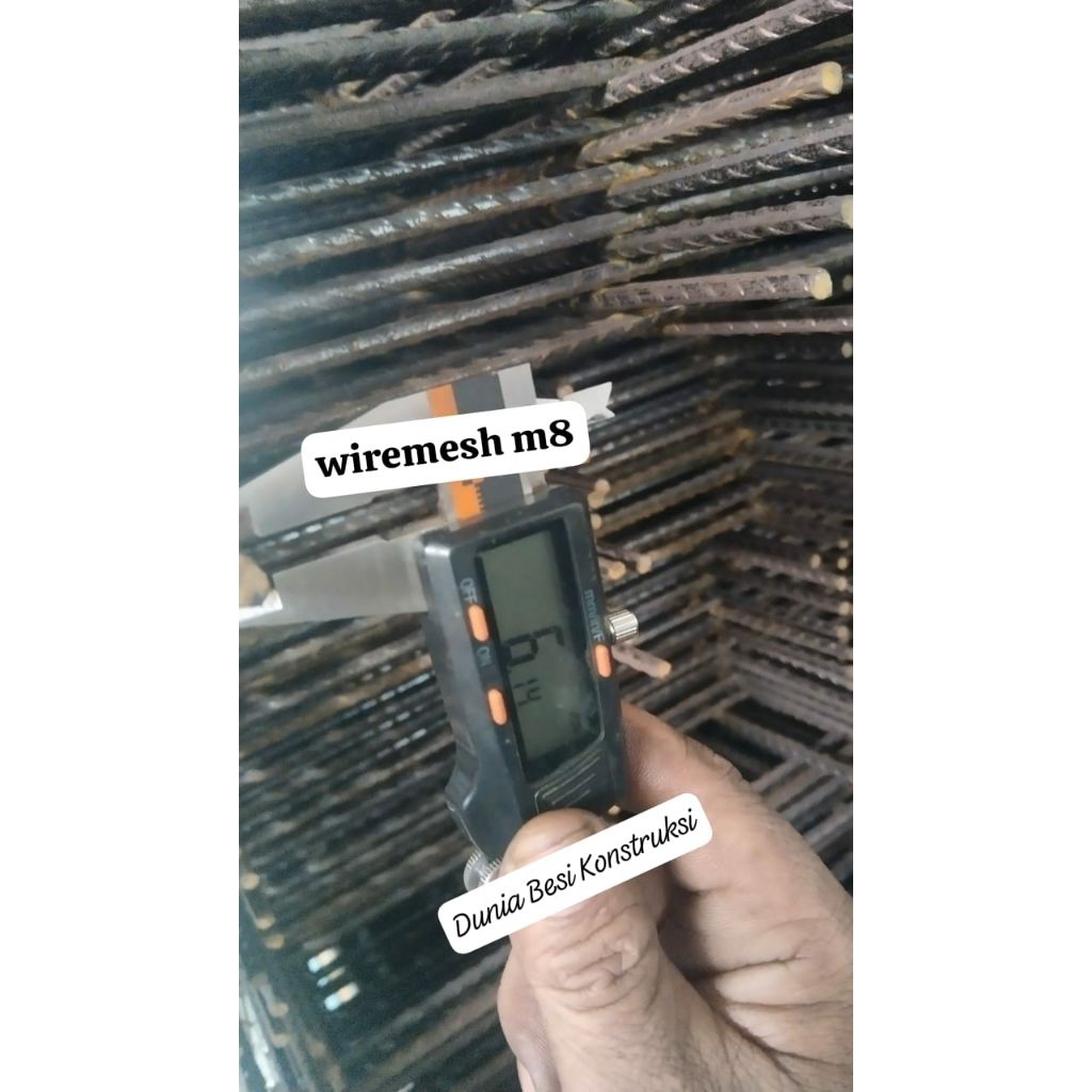 Besi wiremesh M8 6,5 / Besi Kotak Wermes M8 6,5 / WIREMESH COR
