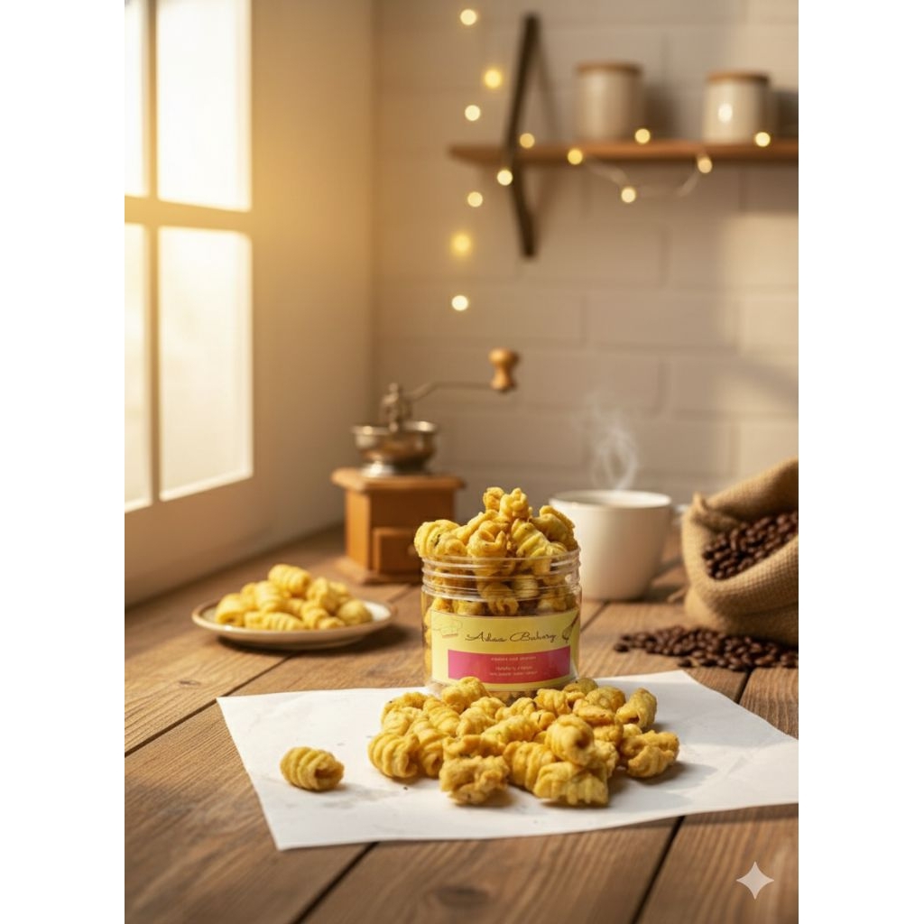 Kue Garpu Kuwuk | Kue Bawang Asin Gurih Renyah Home Made | Kue Keong | biji ketapang