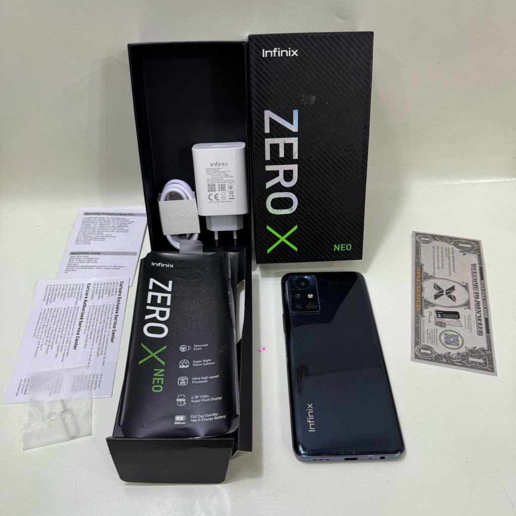 Infinix Zero X Neo 8/128gb Fullset Second Garansi Resmi