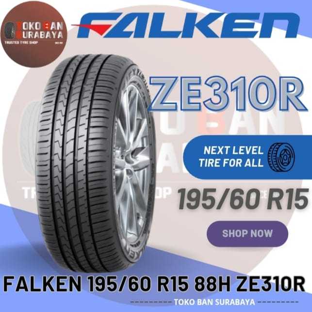 Ban FALKEN 195/60R15 ZE310R 19560R15 195/60/15 195/60-15 19560 195/60 R15 R 15 ZE 310R 310 R