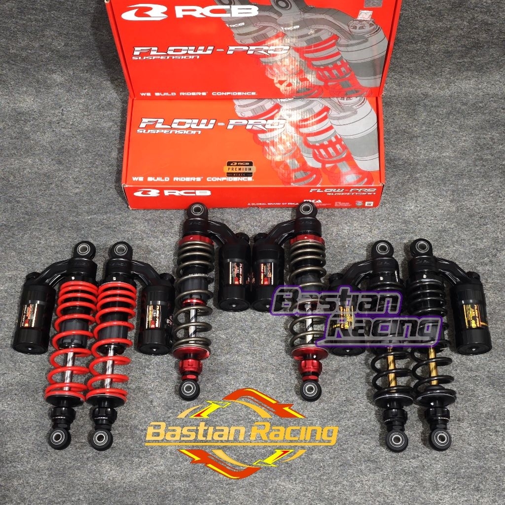 SHOCKBREAKER ORIGINAL RCB FLOW PRO DOUBLE KLIK TABUNG ATAS 275MM 320MM 335MM RX KING TIGER SUPRA X 1
