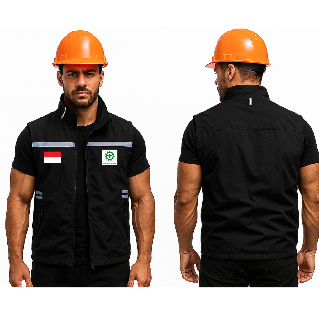 Terlaris - Rompi Proyek Safety / Rompi Safety Proyek Lapangan / Rompi Safety Tactical / Rompi Kerja 