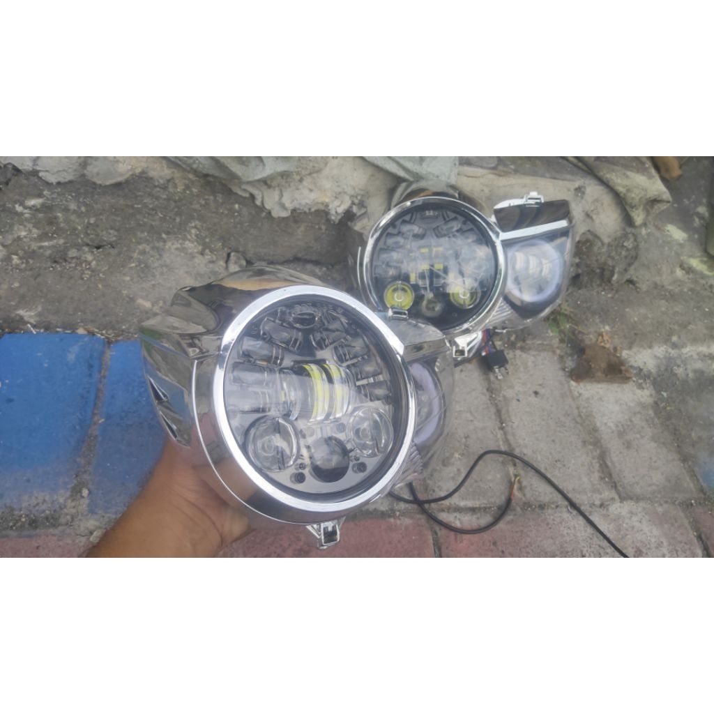 headlamp Tiger Revo Daymaker lampu Tiger pece daymaker