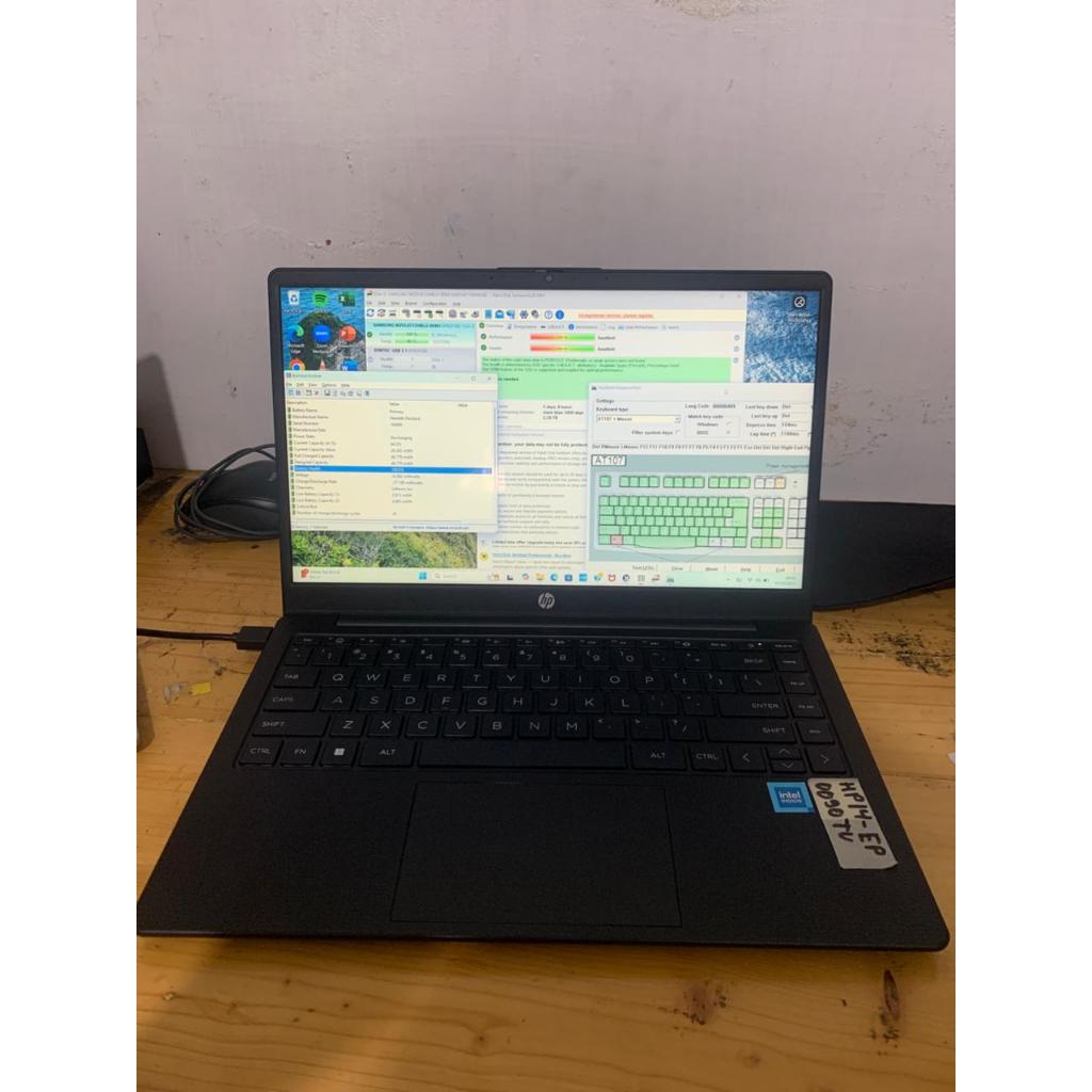 HP 14-ep0090TU Laptop Second Like NEW | Intel Core i3-N305 (Gen 12) | 8GB/512GB | Layar 14 Inch Full