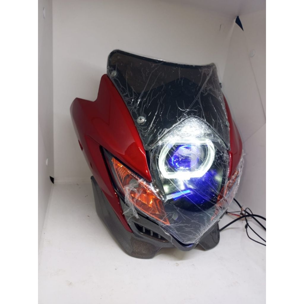Lampu depan satria Fu barong kedok lampu satria Fu ala biled