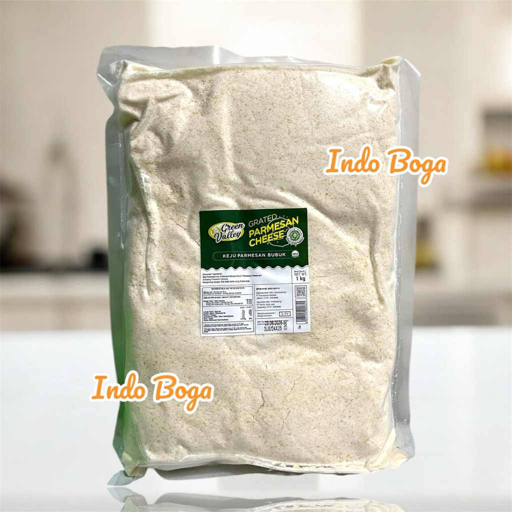 Green Valley Grated Parmesan Cheese 1 kg keju parmesan bubuk parmesan parut 1kg