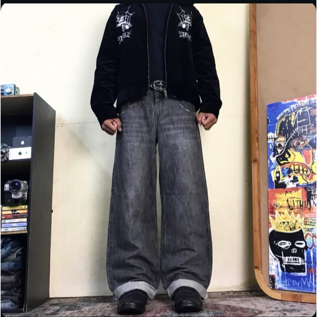 SONGZIO Dark Washed Jeans Faded