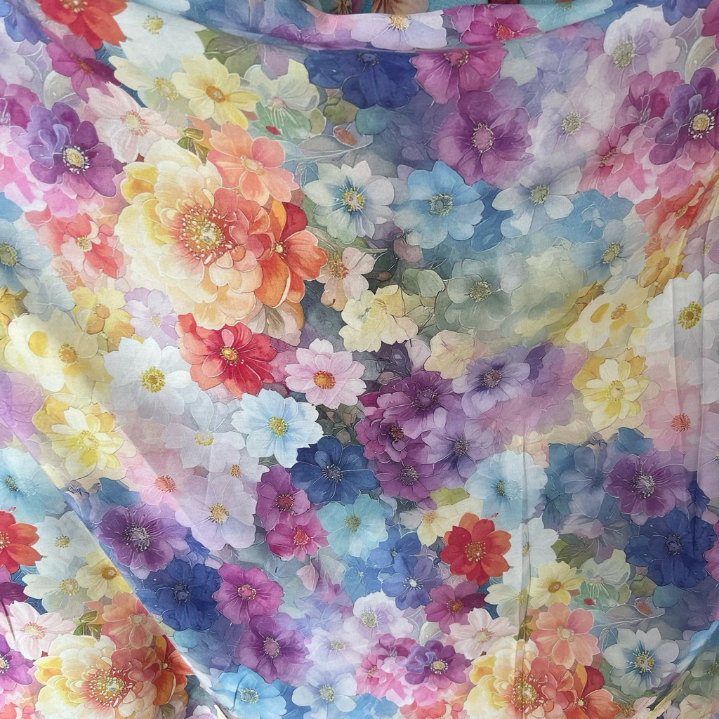 Kain Katun Rayon Viscose Premium | katun rayon | rayon motif | Rayon premium | Daster | Kemeja | Piy