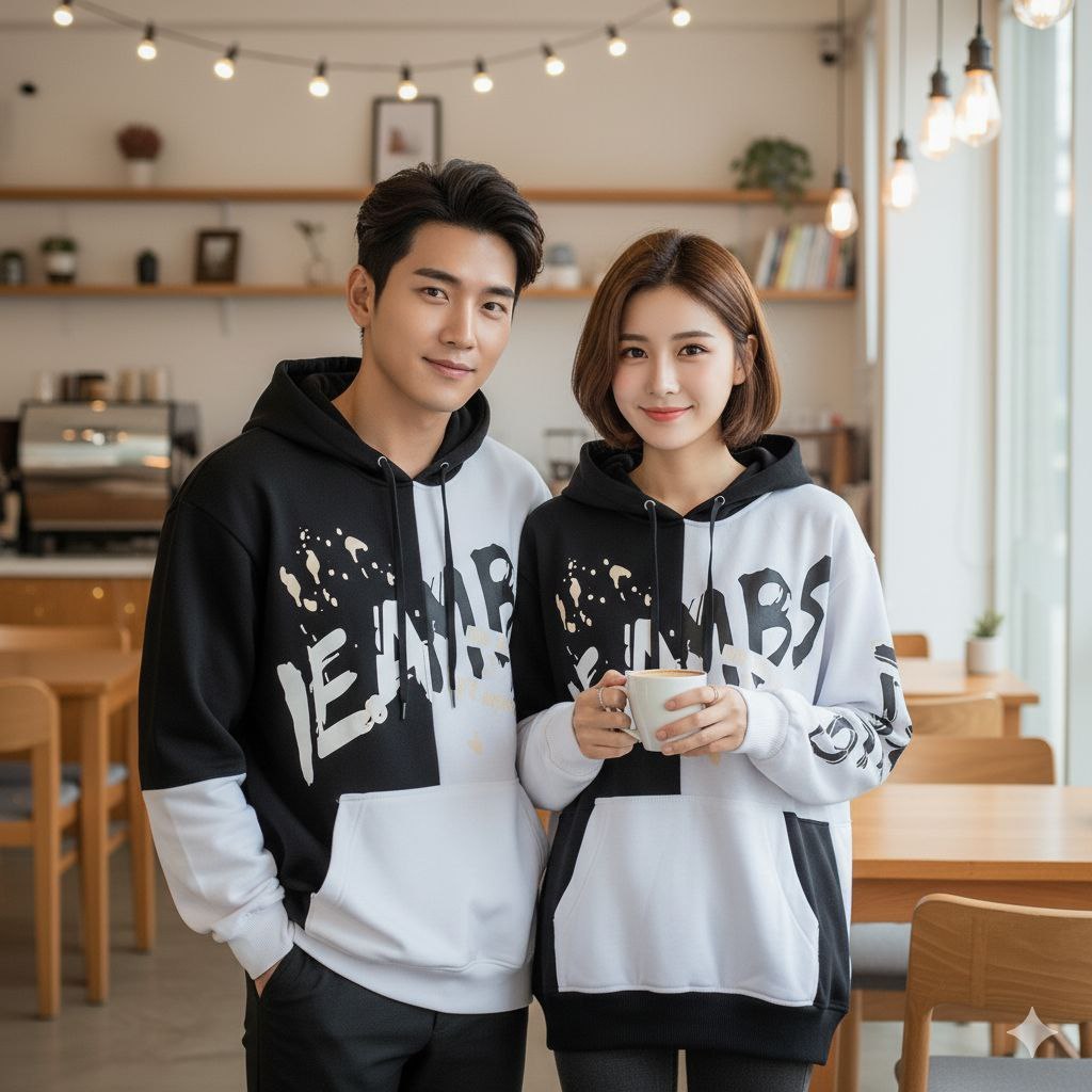 ( isi 2 pcs) Terbaru jaket hoodie IEMBS HOODIE / Jaket couple pasangan terbaru / sweater couple pasa