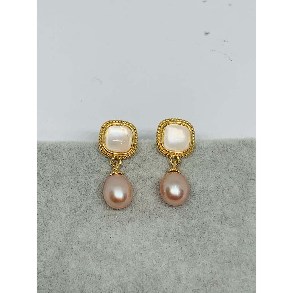 Giwang anting mutiara asli lombok mutiara air tawar mutiara lombok