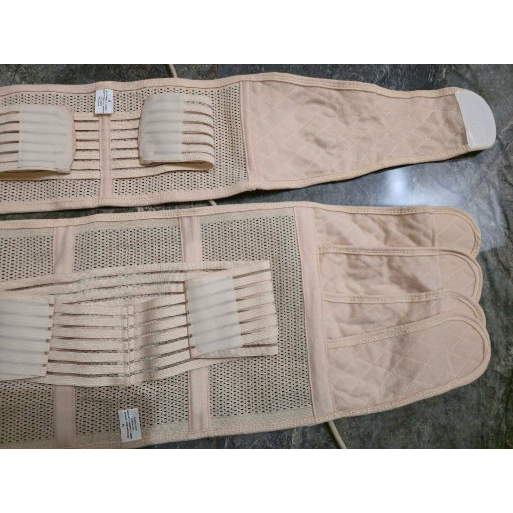 Korset size m after surgery tummy stagen postpartum 2 pcs bagian pinggang & perut bawah